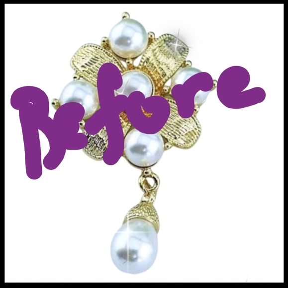 Pearl Pointe Fashion Brooch - Picture 8 of 13